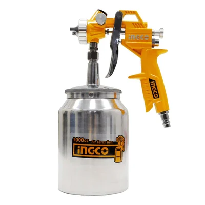 Ingco 1000 cc Air Paint Spray Gun, 1.5 mm Nozzle With 4 Bar Operating Pressure (ASG3101)